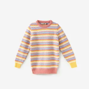 Striped Long-Sleeved Pullover