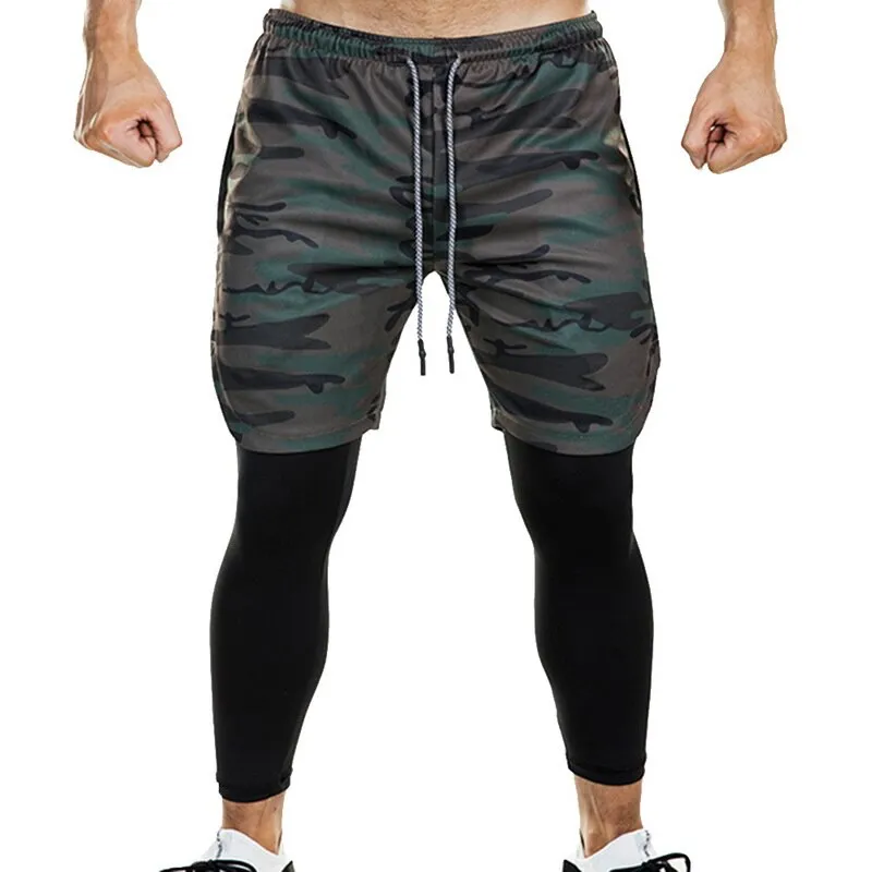 Summer Men 2 in 1 Joggers Pants