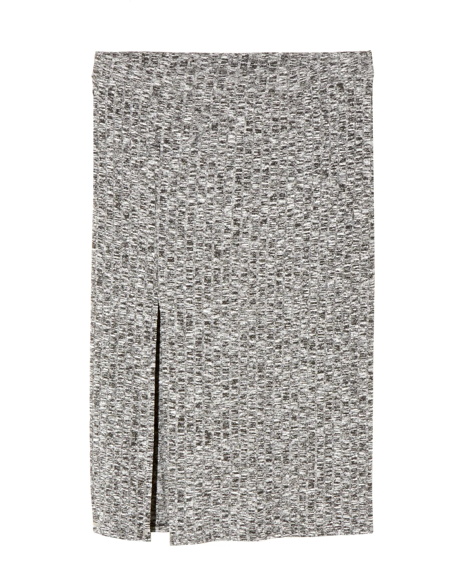 Sunny Pull on Knit Pencil Skirt | Light Grey / Black