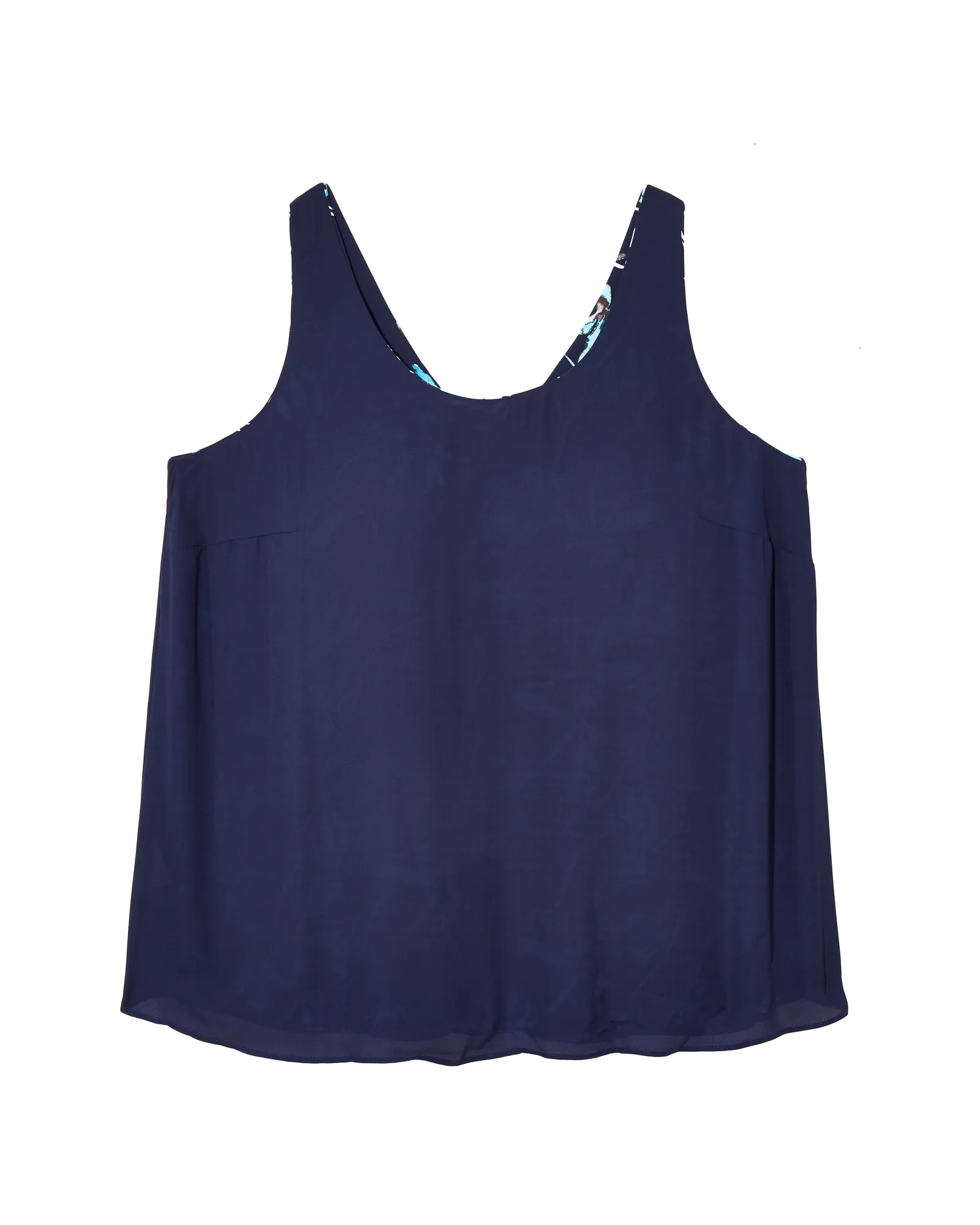 Teresa Reversible Tank | Navy / Light Blue