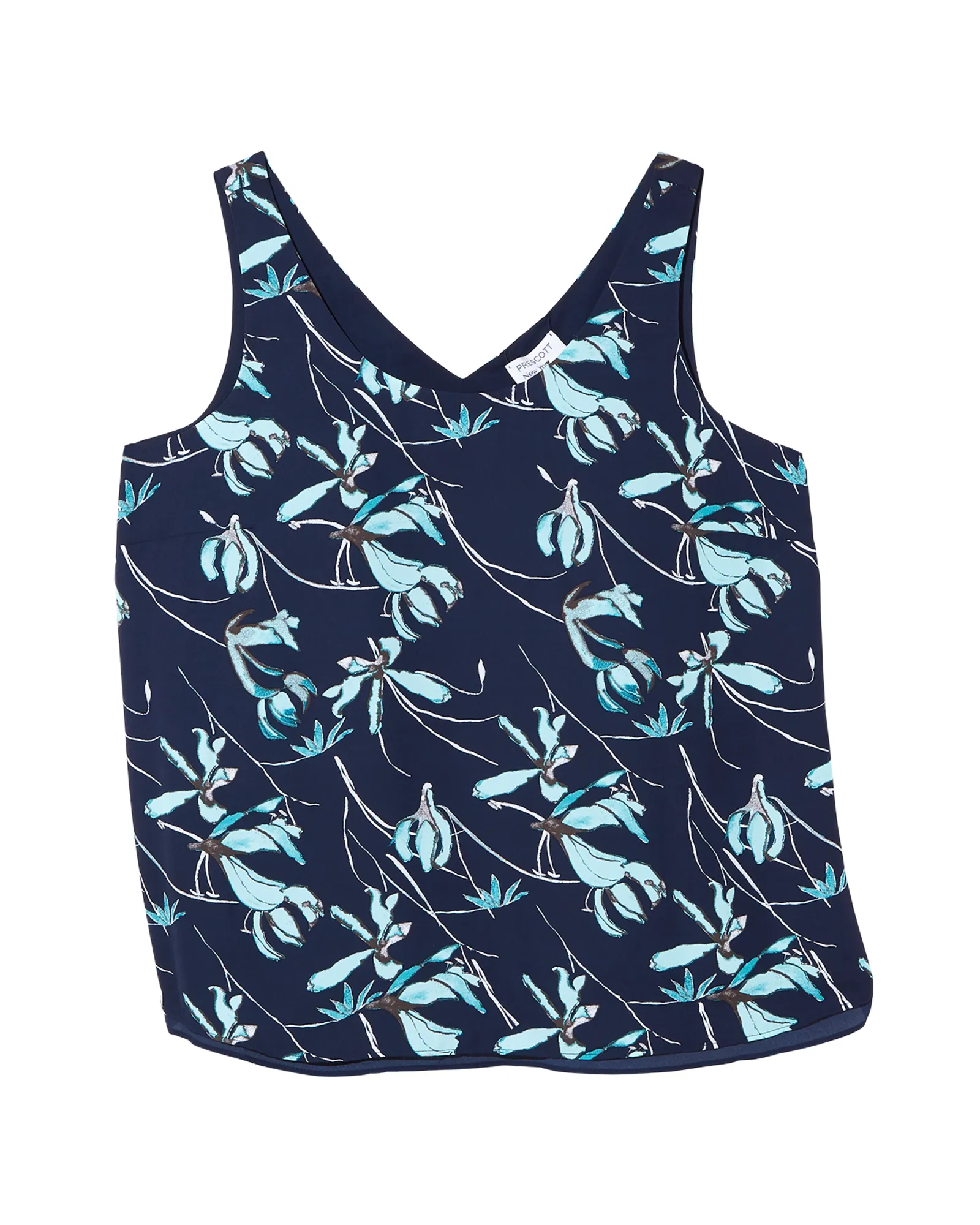 Teresa Reversible Tank | Navy / Light Blue