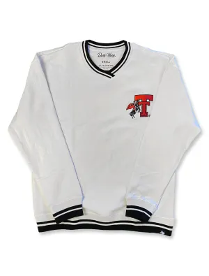 Texas Tech Dark Horse Throwback Rearing Rider Varsity V-Neck Pullover