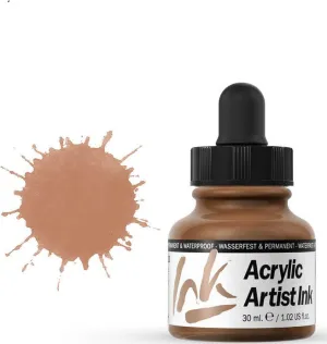 VALLEJO ACRYLIC ARTIST INK 30ML. COPPER