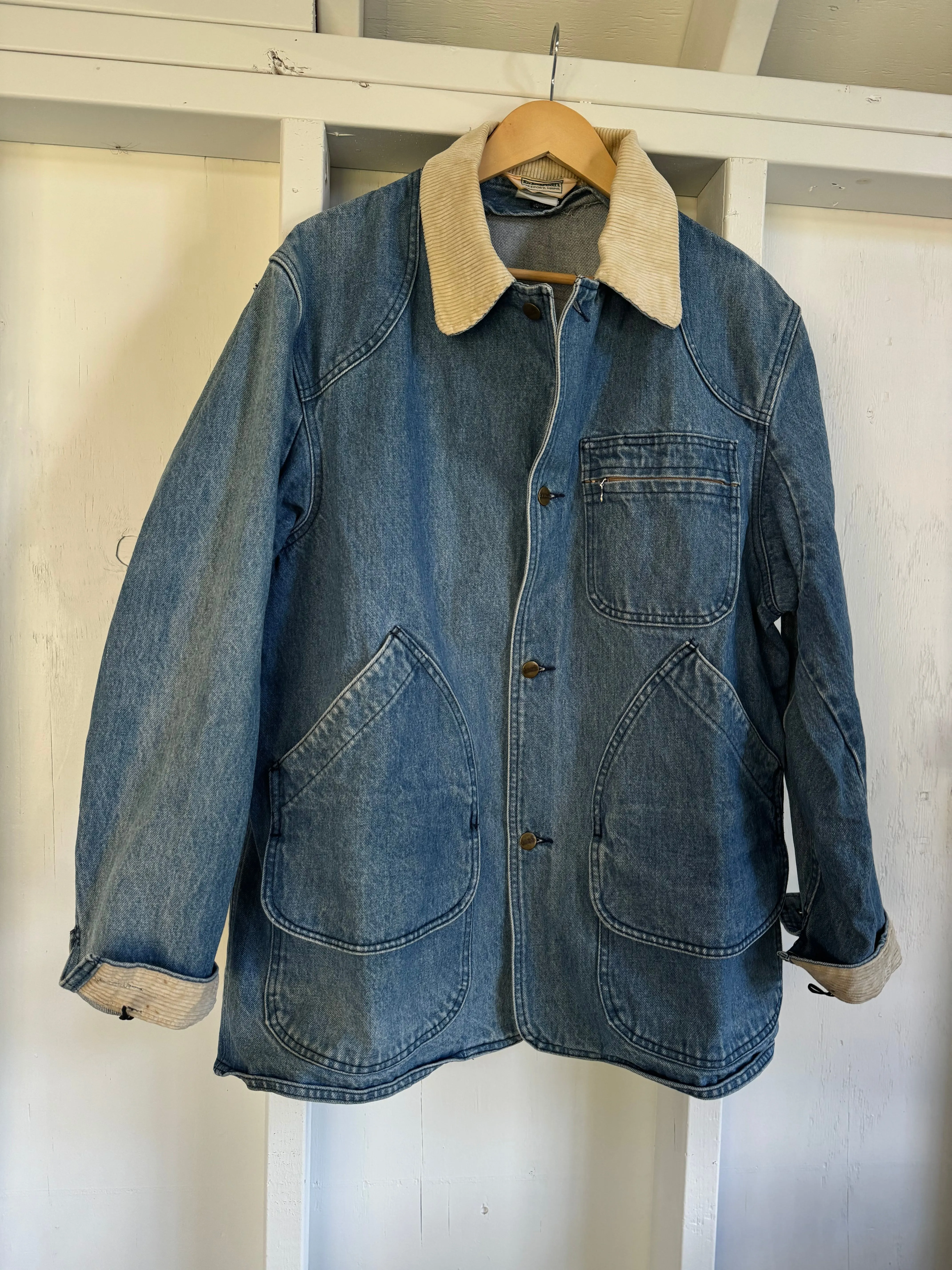 Vintage LL Bean Denim Barn Coat