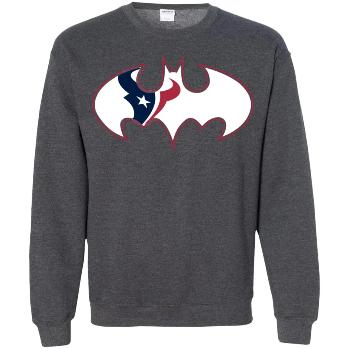 We Are The Houston Texans Batman Nfl Mashup Crewneck Pullover Sweatshirt