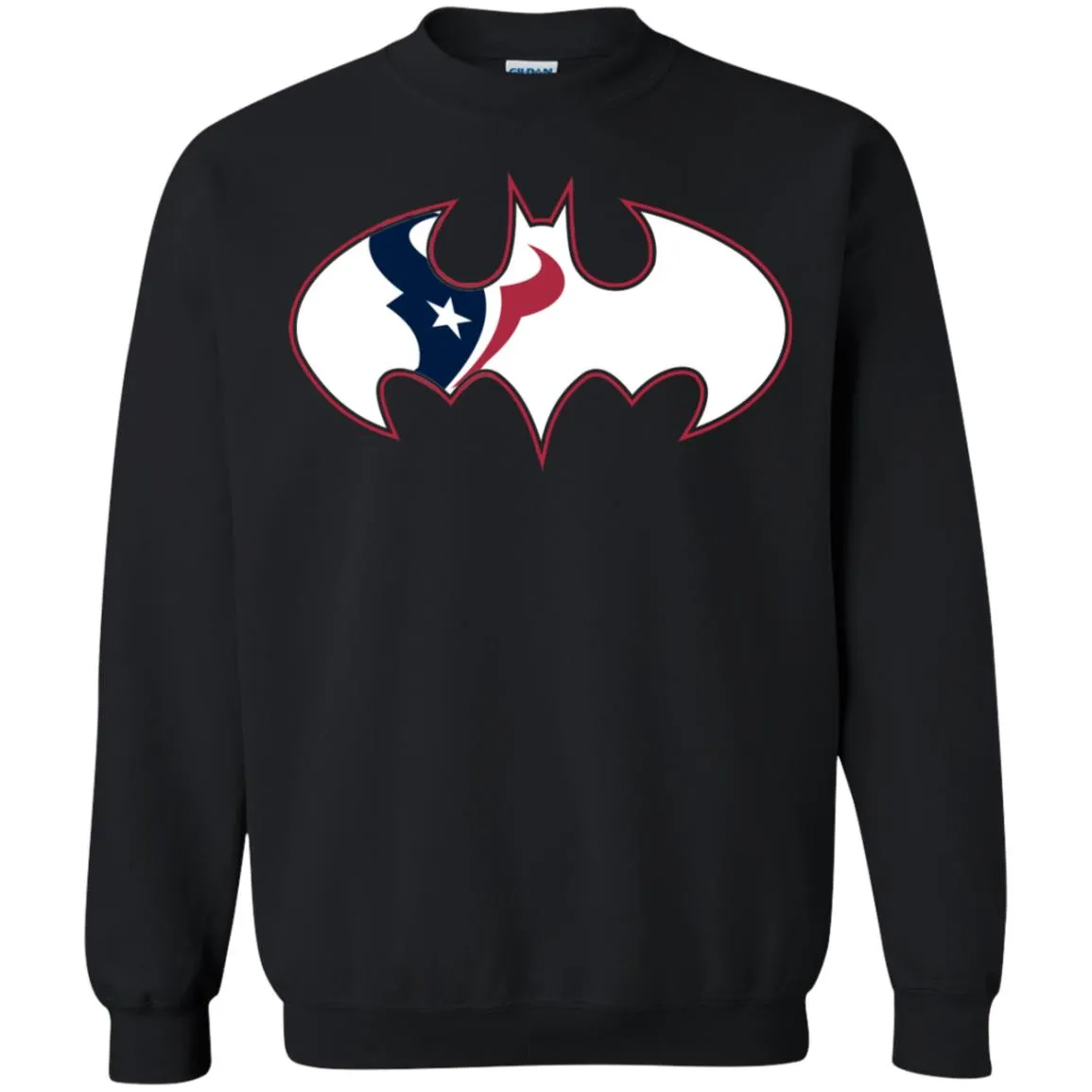 We Are The Houston Texans Batman Nfl Mashup Crewneck Pullover Sweatshirt