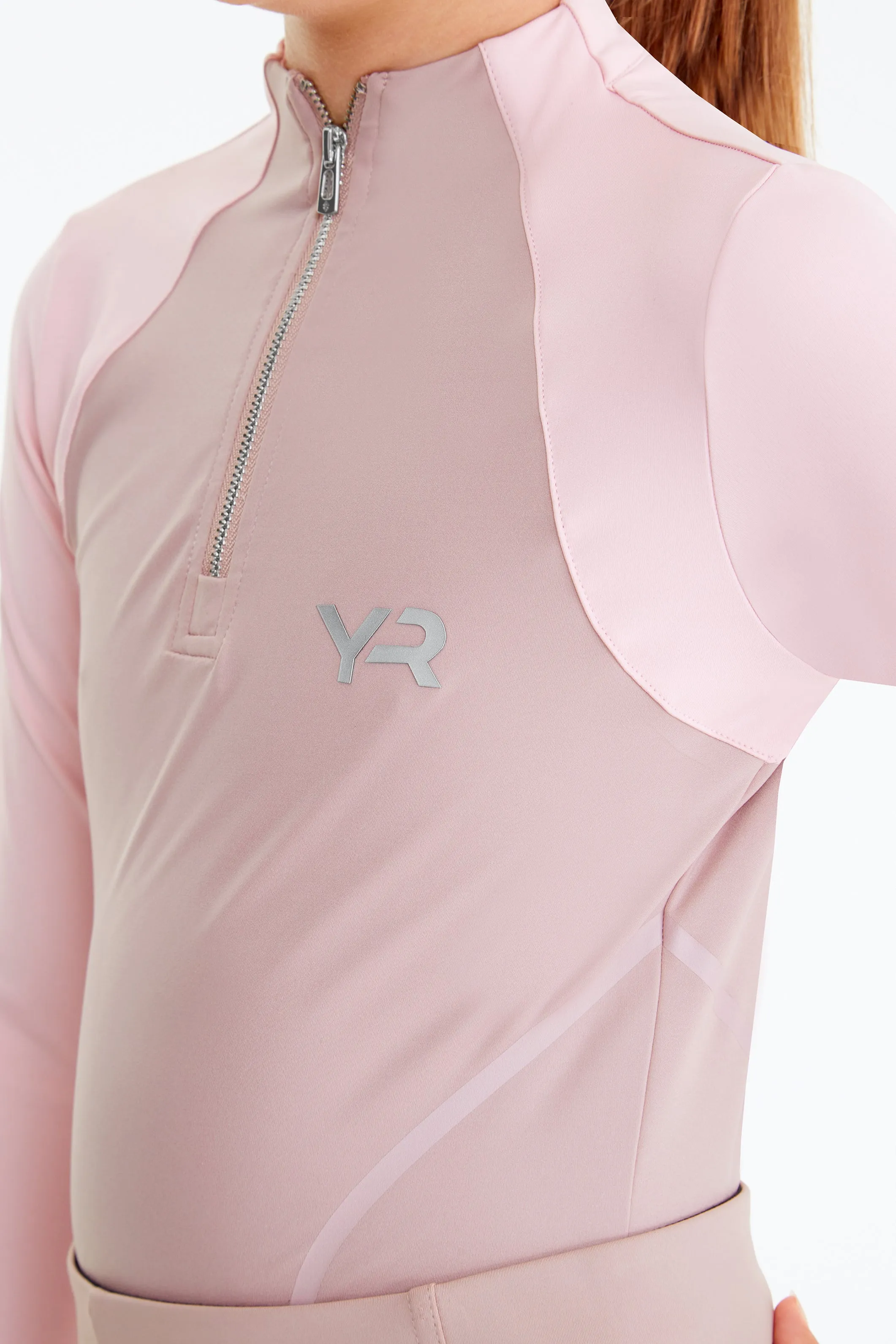 YR Pink Colour Block Base Layer